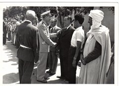 BOU SFER 06 JUILLET 1958 POSE DE LA PREMIERE PIERRE DU MONUMENT AUX MORTS 009